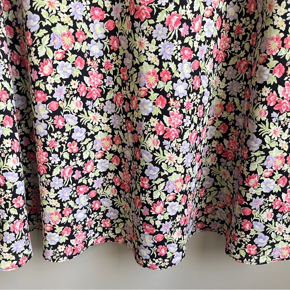 Vintage Babydoll Floral Dress Women's 14 90s Sweet Feminine‎ Country Western - Picture 8 of 12